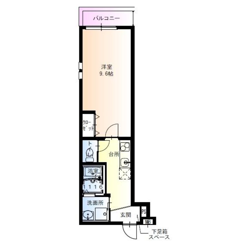 間取図 フジパレス城北公園通Ⅰ番館