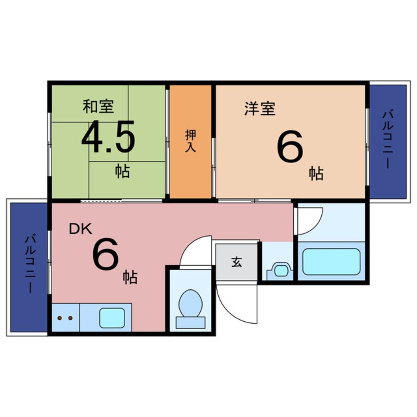 間取図 新森パークハイツ