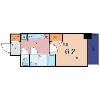 間取図 アドバンス北大阪ロワン