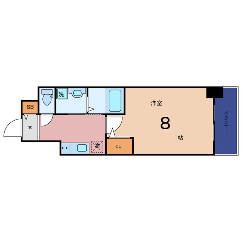 間取図 クレアグレイス新森古市
