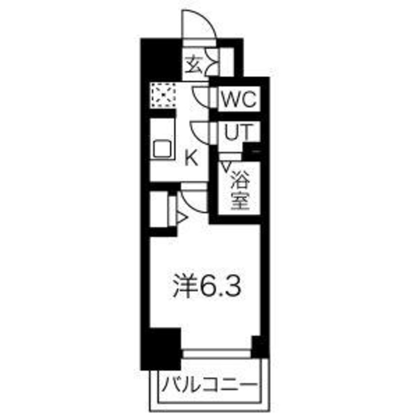 間取図 ファステート大阪EASTパーレス