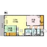 Clashist中宮South 2LDKの間取り