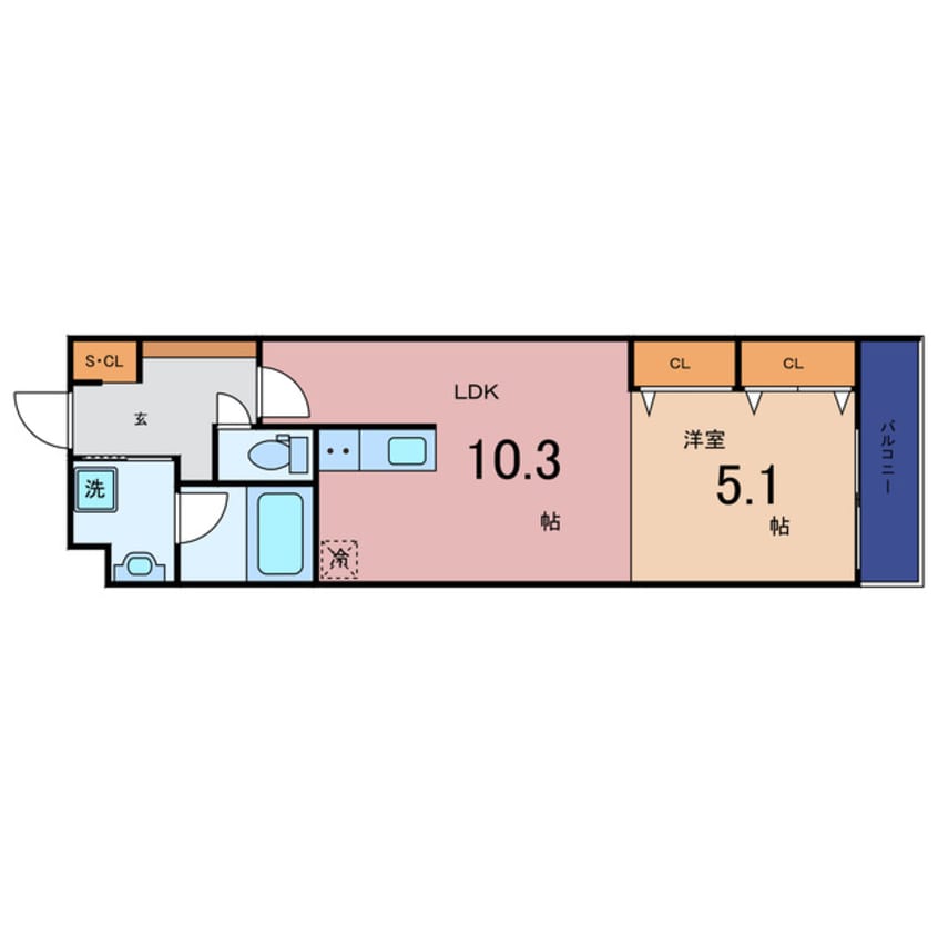 間取図 estageo太子橋