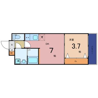 間取図 メルベージュ千林大宮