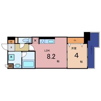 間取図 AMKレフィナード中宮
