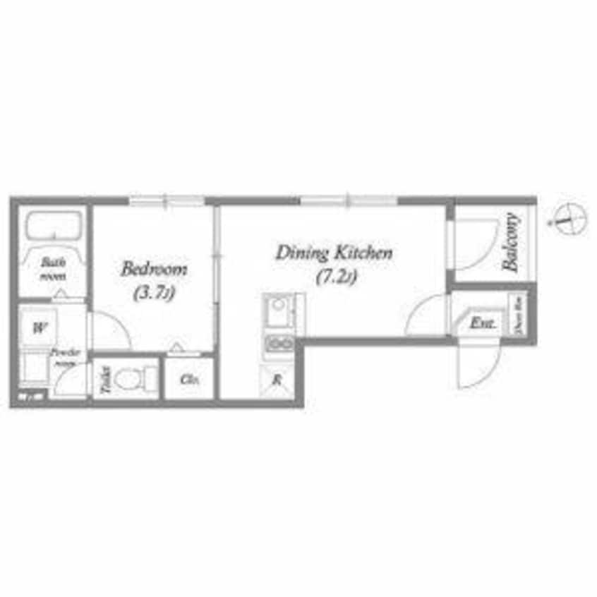 間取図 グランデュール新森