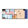 M.R Residence 1Kの間取り