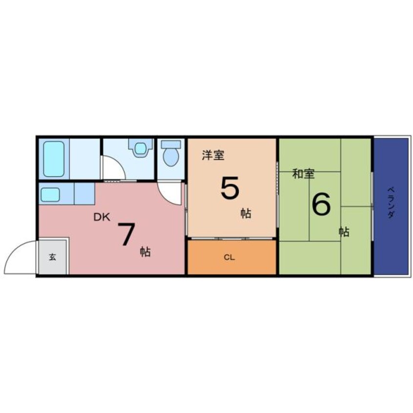 間取図 高殿マンション