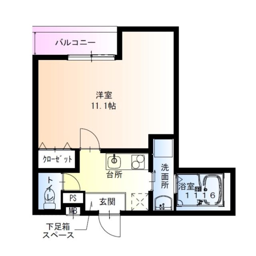 間取図 フジパレス千林大宮西