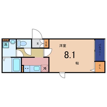 間取図 ラフィーネ千林