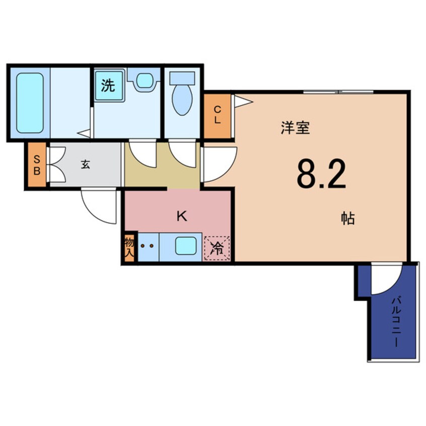 間取図 ラフィーネ千林