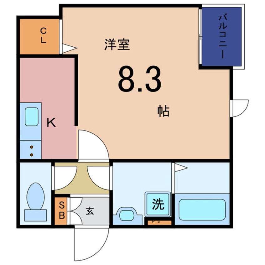 間取図 ラフィーネ千林