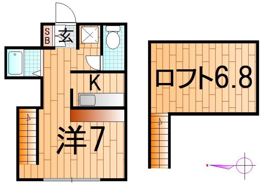 間取図 ビートルズハウス