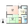 コーポさとうB 2Kの間取り