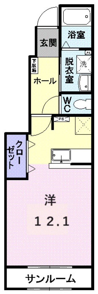 間取図 コリーヌＡ