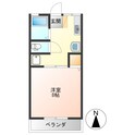 シティハイム幸の間取図