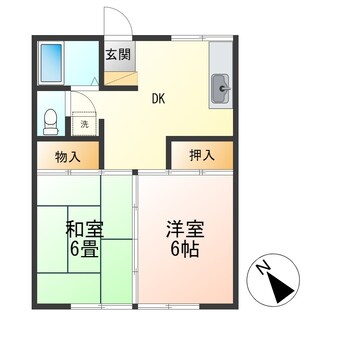 間取図 カネヨシハイツ