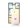 シャルムYOSHIKI 1DKの間取り