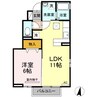 サンスクエア Ａ 1LDKの間取り