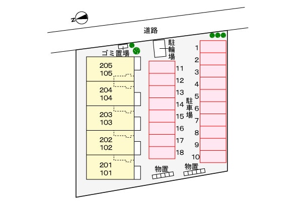 駐車場 カルム・ｔ