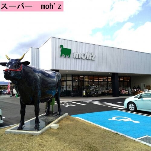 スーパー　moh’z(スーパー)まで449m デュオフラット Ｂ