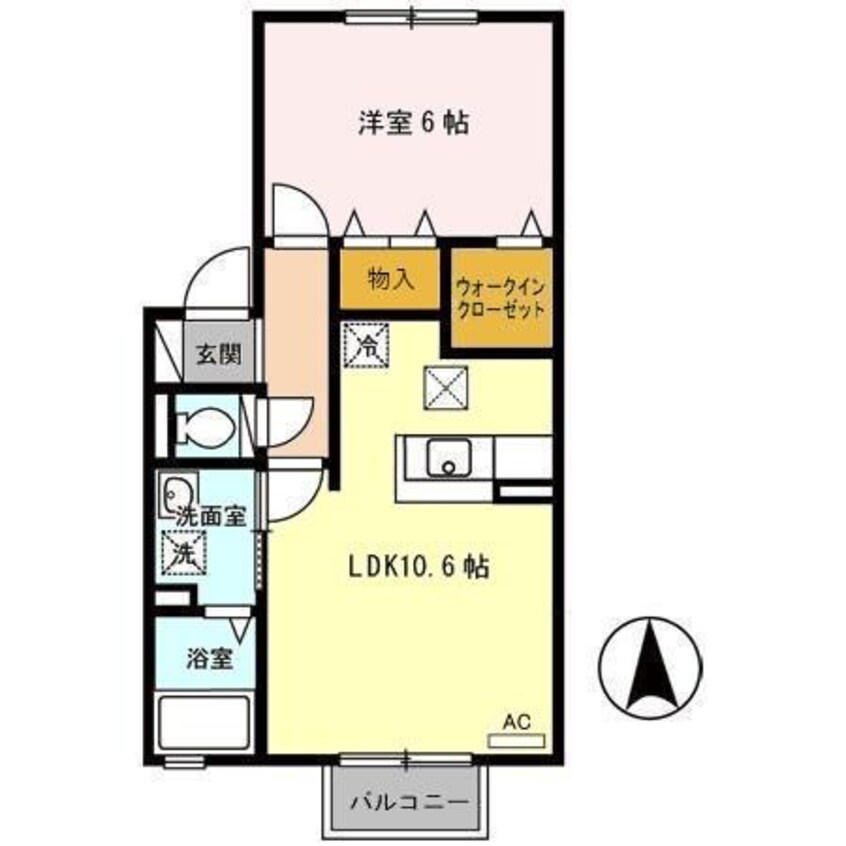 間取図 メゾン・クレシアＢ