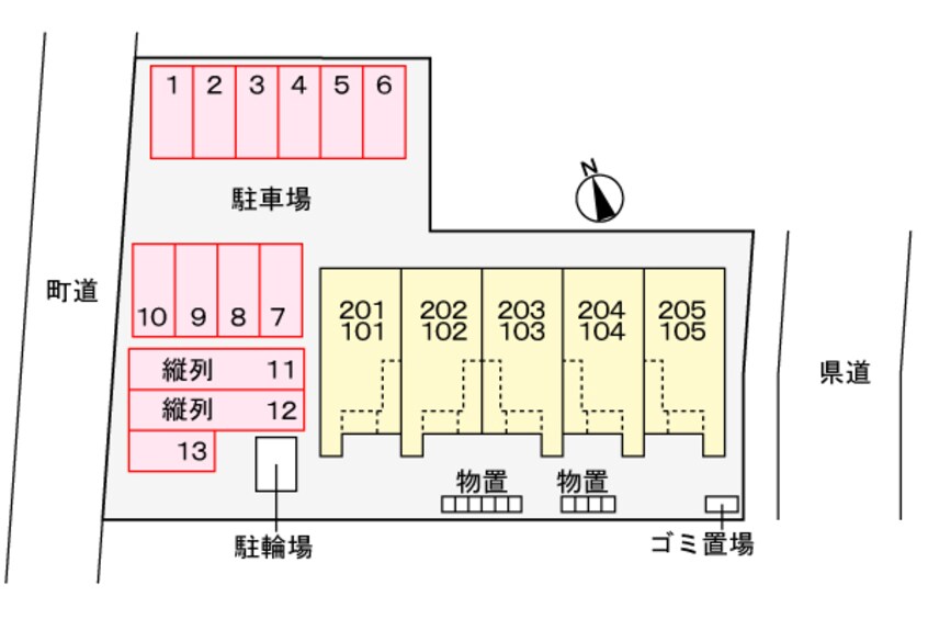 駐車場 サンフラワー