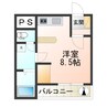 リベルSATO 1Kの間取り