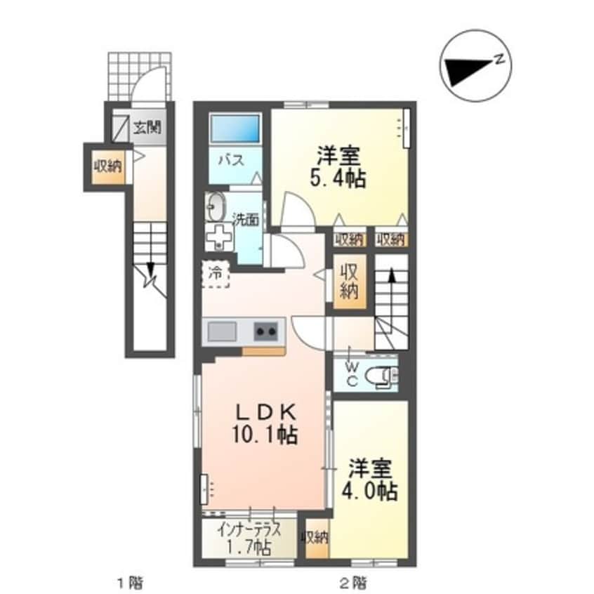 間取図 メゾン ドュ サンテ B
