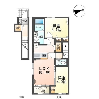 間取図 メゾン ドュ サンテ B