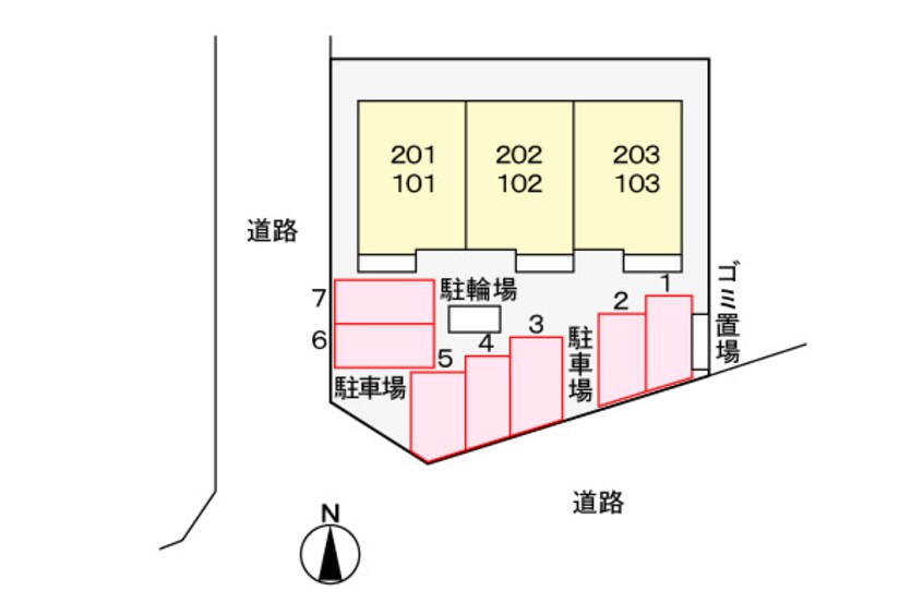 駐車場 アンソレイエ