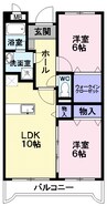 アビタシオンＩ・Ｓ・Ｙ 2LDKの間取り