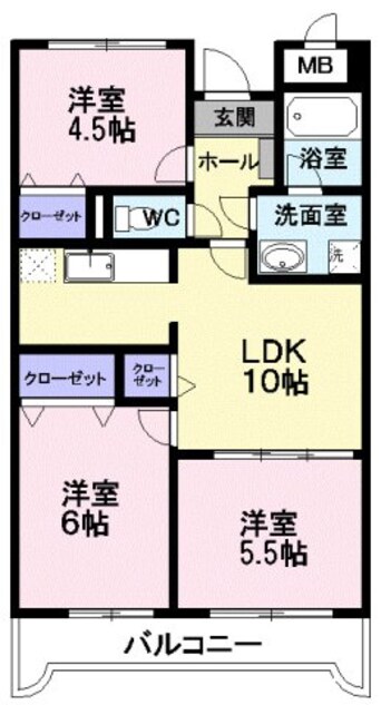 間取図 アビタシオンＩ・Ｓ・Ｙ