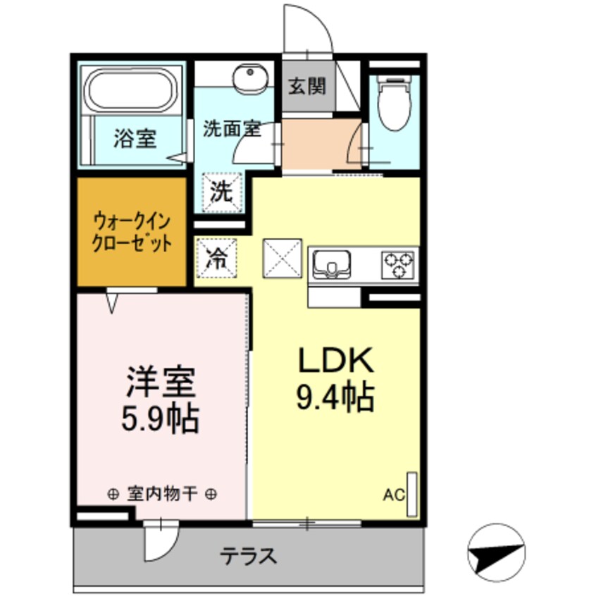 間取図 グリーンヒルズ Ⅶ