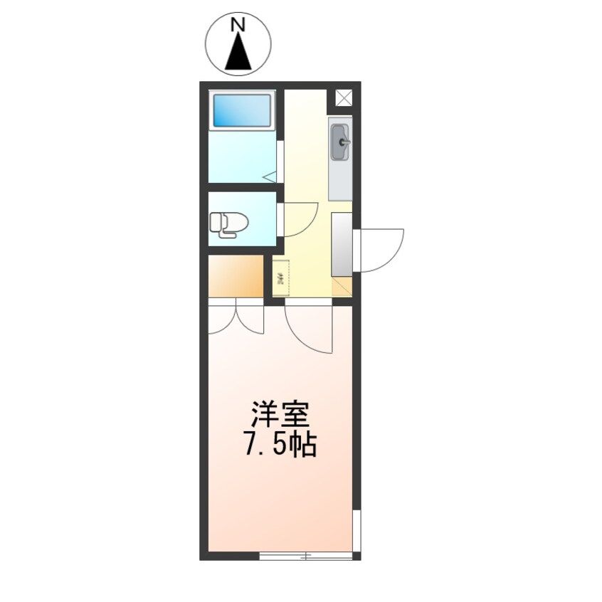 間取図 アベニュー中桜田