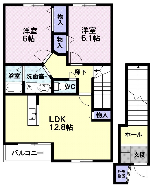 間取り図 パーク・プレッソ