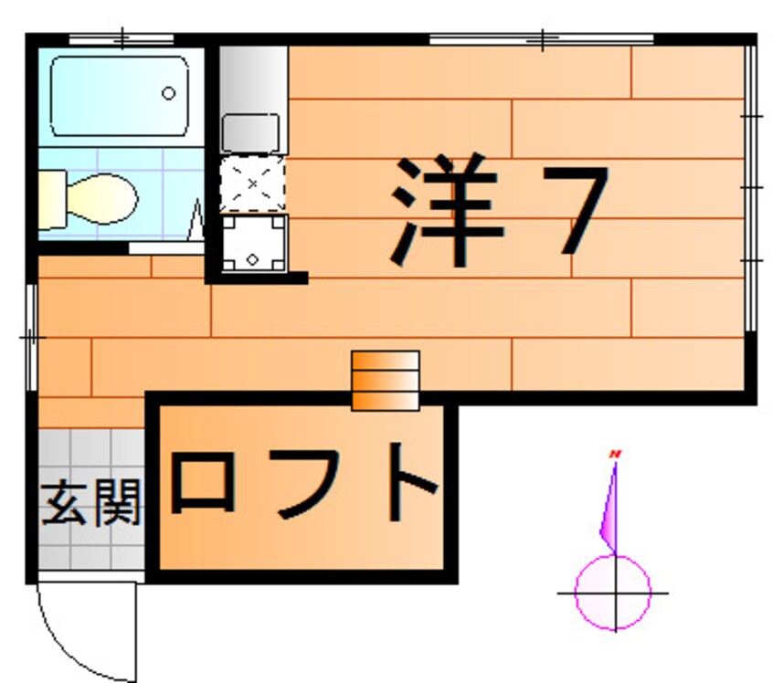 間取図 ラヴィアンローズ