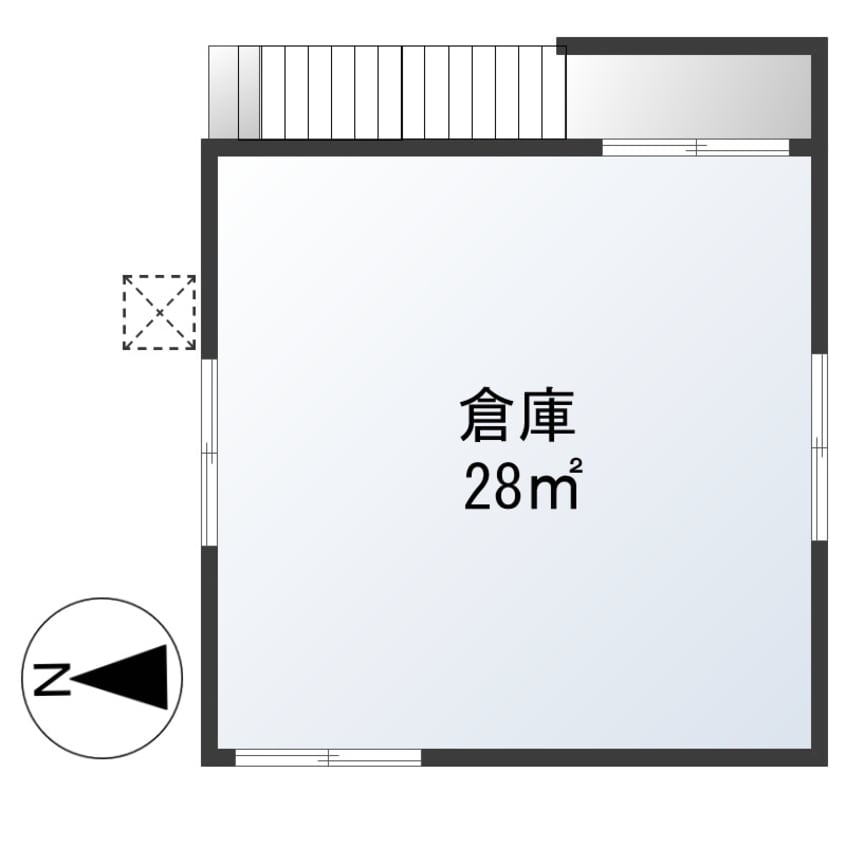 間取図 倉庫【落合町 南側】