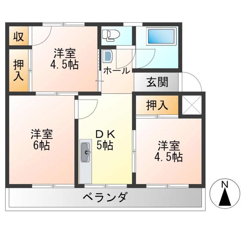 間取図 秀山ビル