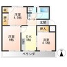 秀山ビル 3DKの間取り