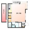 クリスタルハイツ（城西） 1Rの間取り
