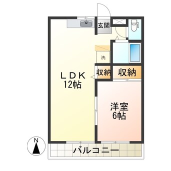 間取図 ラビットハウス白山Ⅱ