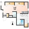 WAKABA 1Rの間取り