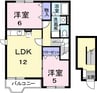 ブローテ 2LDKの間取り