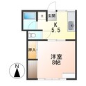 南コーポ小嶋Bの間取図