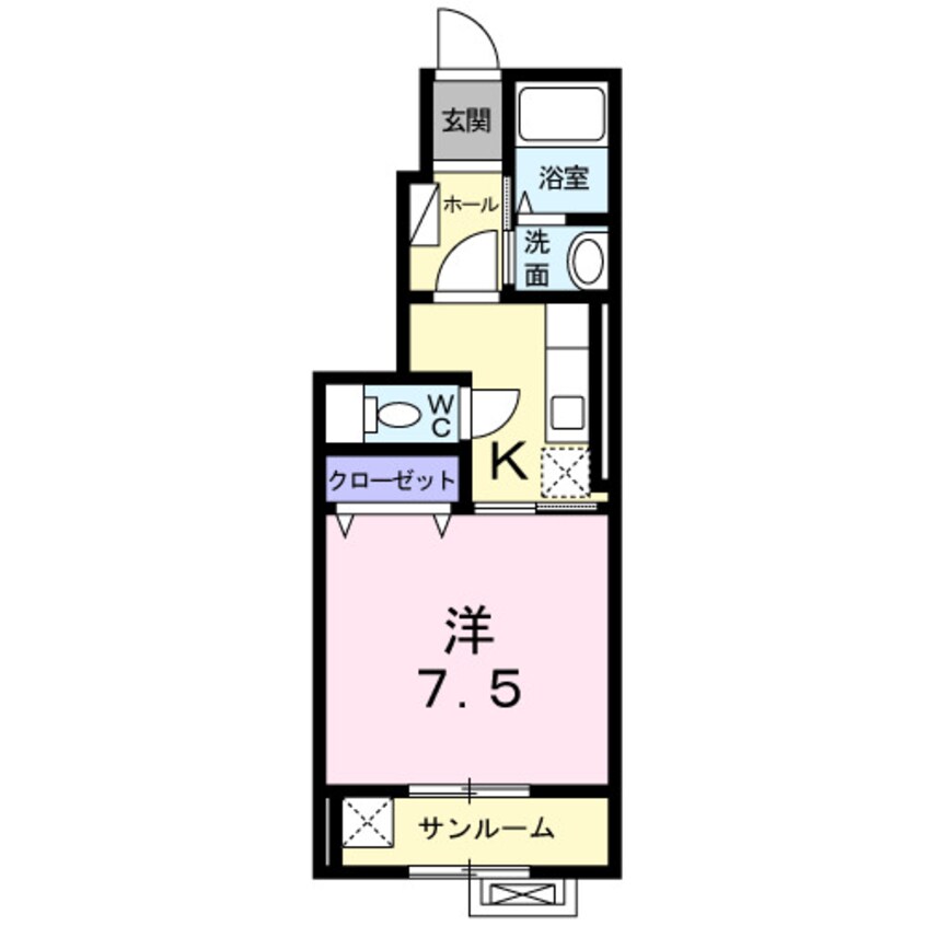 間取図 ドゥー・メゾン・カルム