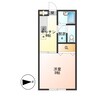 ハイツ松見 1Kの間取り