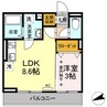 トキオ 1LDKの間取り
