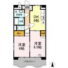 エクレールブラン 2DKの間取り
