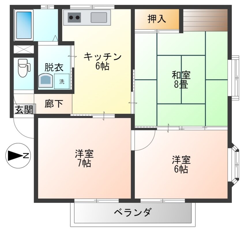 間取図 南風の家